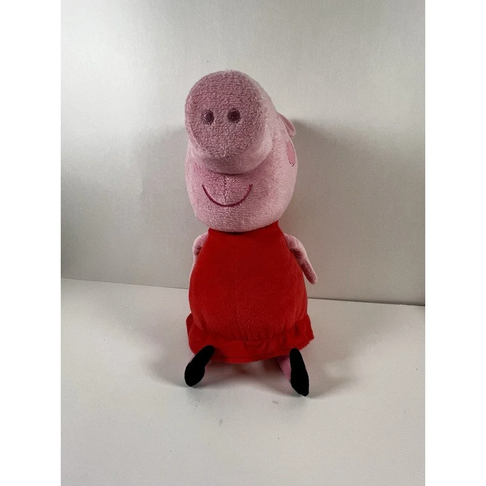 Peppa Pig‎ Plush Toy Stuffed Animal Red Dress Cartoon Piggy
